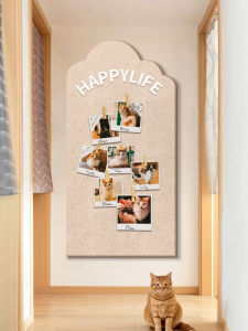 Combination Photo Frame Display Wall Felt Cork Board Background Album Hanging Wall Softwood Board Home Entrance Living Room Bedroom Classroom Cultural Decoration Creative Vision Board