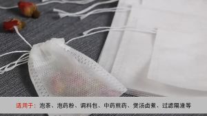 100PC Disposable Tea Bags Multi-size Tea Bags Loose Leaf Tea Empty Large Scented Drawstring Pouch Bag Iced Coffee Filter