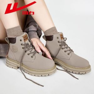 Womens Retro Workwear Martin Boots Spring 2025 Casual Outdoor Short Hiking Shoes Yellow Color Synthetic Leather Upgraded Version