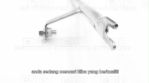 L BAR C70 SPOILER C70 SEAT BAR C70 CHROME HONDA SEKALI SKRU & BOLTS