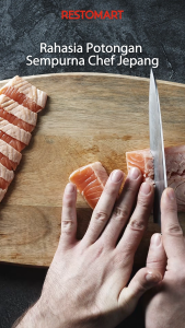 Nakiri Knife 7" / Pisau Sayur Jepang 17.8 cm / Wood Japanese Knife CUTLERY PRO JP 1133 18 (1511697)(F0)