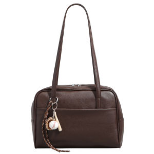 URCDN RDALVO | Minimalist Bowling Bag Spacious Versatile Shoulder Handbag