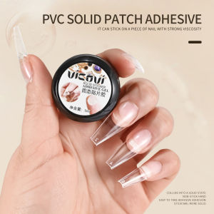5ML Easy Stick Solid Nail Patch Gel No-Flowing Modelling Stick Tips Clear Nail Gel Gummy Adhesive Bond UV Nail Glue GY031&*