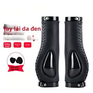 2 Cái Tay Nắm Xe Đạp Silicon Lỏng Chống Sốc Chất Liệu Da PU Mềm Mại Dành Cho Xe Đạp Leo núi/BMX/xe Đạp Địa Hình/xe Đạp Trẻ Em