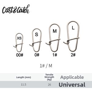Cast&Catch | High Strength Steel Ring For Lures Micro Fishing Connector