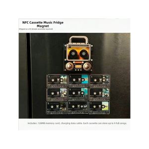 AMU·PIGGY | NFC Induction Auto Play Song Magnetic Fridge Magnet