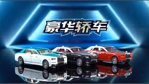 Mô Hình Xe Ô Tô Rolls-Royce Phantom 1:24 Hạng Sang Cao Cấp Pull- Back Mới Nhất 2025