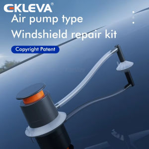 EKLEVA ชุดเครื่องมือซ่อมที่บังแดดหน้ารถยนต์แบบทำมือซ่อมแซมด่วนกระจกรถยนต์กระจกแตกอุปกรณ์ซ่อมกระจกกระจกบังลมหน้าจอกระจกรอยขีดข่วน