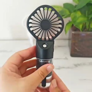 SG GENTECH -12°C MIST FAN Ice Cold Mini Small Hanheld Portable Refrigerator Rechargeable Super-Mute High Wind Power Desktop Turbo