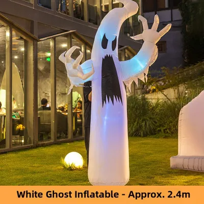 Glowing Halloween Christmas Inflatable Pumpkin Light Prop Outdoor Decoration