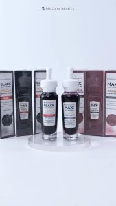 MS GLOW NEW LAUNCH SERUM MAXI SILK & BLACK DEEP PEELING MENGATASI JERAWAT DAN MELEMBUTKAN KULIT