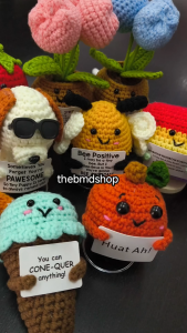Handwoven Emotional Support Positive Potatoes Crochet Knitted Toys Christmas Day Gift Children Day Gift Teachers Day