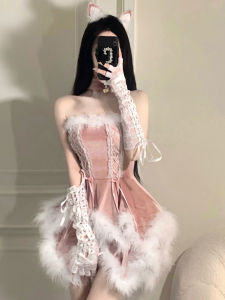 CIEHCHIE | ชุดคอสเพลย์เซ็กซี่ฮalloween ชุดแมวผู้หญิงไซส์ใหญ่ ชุดกระต่าย ชุดปีใหม่ สัตว์ป่า ชุดคริสต์มาสสำหรับผู้หญิง