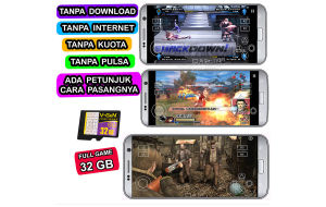 MicroSD atau Flash disk OTG isi PS2 untuk HP Android Tanpa Internet