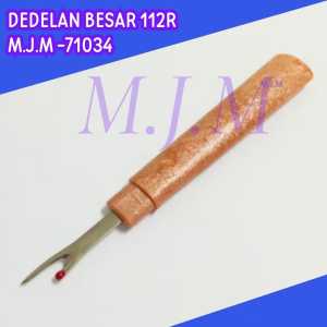 Dedelan Besar Motif Kayu 112R/Seam Ripper / Pendedel Benang Penjahit M.J.M-71034
