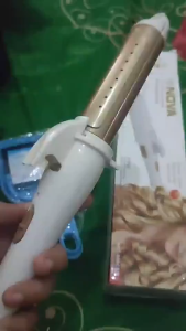 NOVA NHC-809CRM 2 in 1 Hair Straightener and Curler Professional Iron