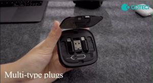 Travel Edition Multifungsi Retractable Cable Charger Organizer Box Stand Coteci Kotak Pengatur Kabel Pengisi Daya Multifungsi Charger Organizer Kompak Perjalanan - Lazada