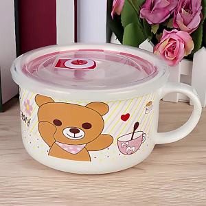 YUYOU | Preserving Lid Handle Microwave-Safe Bowl