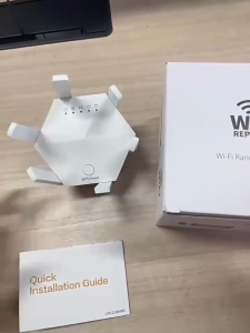สินค้าขายดี ! ตัวขยายสัญญาณ wifi 6เสาอากาศขยาย  Wi-Fi Range Extender WiFi Repeater ตัวขยายสัญญาณ Wifi ขยายสัญญาณไวไฟ 2.4GHz รองรับสูงสุด 1200 Mbps ไฟให้แรงขึ้น ครอบคลุมพื้นที่สัญญาณ