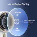 Quạt Cầm Tay Cao Cấp JISULIFE Pro1 (FA53 ABS) - Đèn LED Hiển Thị - Sử Dụng Lên Đến 15H | Bảo Hành Chính Hãng 12 Tháng. 
