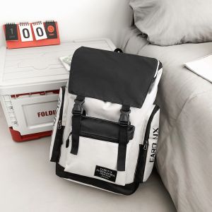 SUNMAN Oxford Spinning กระเป๋าเป้สะพายหลังลําลองความจุขนาดใหญ่สําหรับผู้ชายและผู้หญิงปิดซิปกันน้ําสไตล์ญี่ปุ่นและเกาหลีใต้