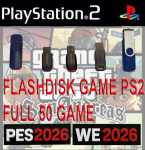 FLASDIS KHUSUS UNTUK PS2 FAT TEBEL YANG PAKE HARDIS LUAR