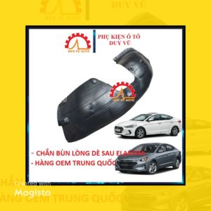 CHẮN BÙN LÒNG DÈ SAU BẰNG NHỰA CHẮN BÙN HÔNG SAU HYUNDAI ELANTRA ĐỜI 2016 2017 2018 2019 2020 2021 2022