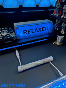 Customized Mechanical Keyboard Data Cable 8K Magnetic Axis Colorful Aviation Plug Spiral Strengthened Type-C Kyj Brand