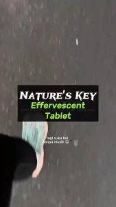 Natures Key Sports Electrolyte Effervescent Tablets Vitamins Minerals Rapid Hydration Energy 10/20 Tabs