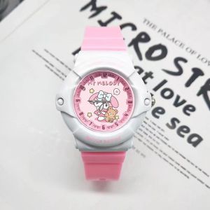 นาฬิกาข้อมือ สายยาง ลายการ์ตูน ซานริโอ้ คิตตี้ โดเรม่อน สายยาง
