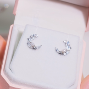 Bông Tai Bạc 925 BT427 Huy Thanh Jewelry