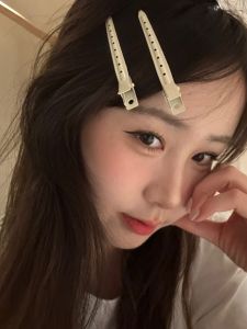 Kẹp Tóc Không Để Lại Dấu Vết Kẹp Tóc Lật Phong Cách Hàn Quốc Kẹp Tóc Mái Lệch Kẹp Tóc Lật Kiểu Vịt Kẹp Tóc Màu Trắng Đa Năng