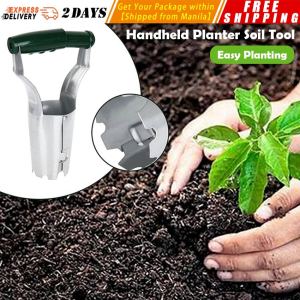 Garden Bulb Planter Hole Digger Fertilizing Seedling Extractor Cultivator Flower Vegetables Planting Tool Gardening Hand Tools LZC-Planter-Tool