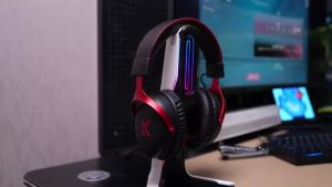 MCHOSE | MCHOSE V9 Pro Gaming Headset Wireless 7.1 Channel Surround Sound Three Mode Low Latency Noise Canceling Mic for PS5 PC SWITCH