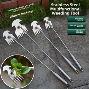 CHENGDU | Multi-Function Weed Pulling Tool with Root Removal Stainless Steel