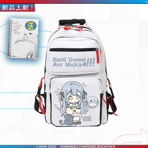 Bang Dream Ave Mujica Anime Backpack School Bag Double Shoulder Bag Two Dimensional Student Backpack Wuxiang Commuter Style