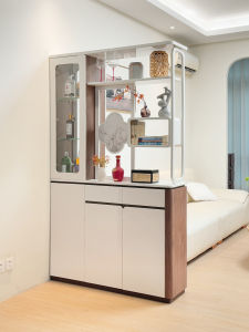 Elegant Living Room Partition Hall Cabinet Wine Cabinet