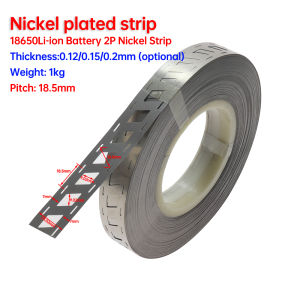 1KG Nickel Strip 2P 3P 4P 5P 6P 0.15*18.5mm Nickel Plated Steel Strip For 18650 Lithium Battery Pack Welding Tape Nickel Belt