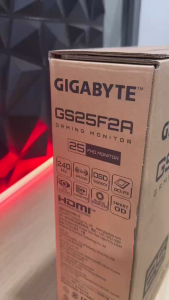 Màn Hình Máy Tính Gaming GIGABYTE GS25F2A/ G25F2A (24.5 INCH/ IPS/ FHD/ 1ms (GTG)/ 240 Hz) - Hàng Chính Hãng
