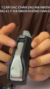 Combo gác chân Kijima gác chân RS mạ Niken khung biển số titan bao tay giày chống nghiêng cao cấp