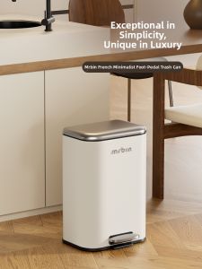 MR.Bin | Large Capacity With Lid Pedal Trash Can