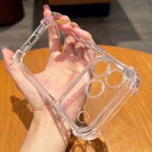 Luxury Transparent Shockproof Armor Case for iPhone 17 16 15 14 13 12 11 Pro XR XS Max 7 8Plus Clear Bumper Hard Acrylic Cover