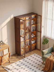 ZHUSHANXIA | Floor-standing Display Bookcase With Door