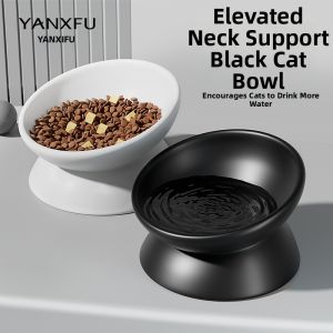 YANXIAOFU | Anti-slip Neck-friendly Cat Bowl