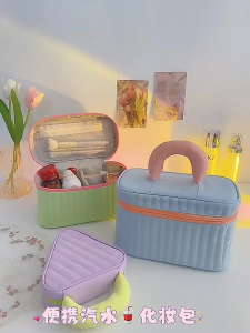 WRF110 Tas Kosmetik Pastel Kapasitas Besar Make Up TKM