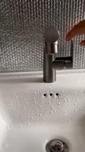 BỘ VÒI INOX 304 DÙNG NÓNG LẠNH GẮN CHẬU LABO HOẶC CHẬU CHÉN RÚT DÂY