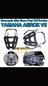 Yamaha Aerox 2021 V2 Anx155 Nvx155 V2 Motorcycle Rear Heavy Duty Alloy Top Box Bracket High Quality Made in Thailand