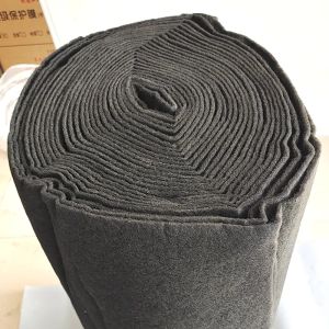 Auto Repair Factory Paint Room Exhaust Activated Carbon Adsorption Box Air Filter Cotton Black Industrial  Purification Fiber
