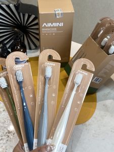 AIMINI 5th Generation Wide Head Soft Bristle Toothbrush Dental Cleaning Flossing Adult Couple Gum Protection Toothbrush