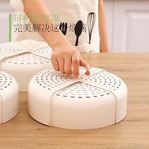 [SG SELLER] Foldable Serving Dish Cover Food Cover Anti-Fly Ventilation Table Food Cover